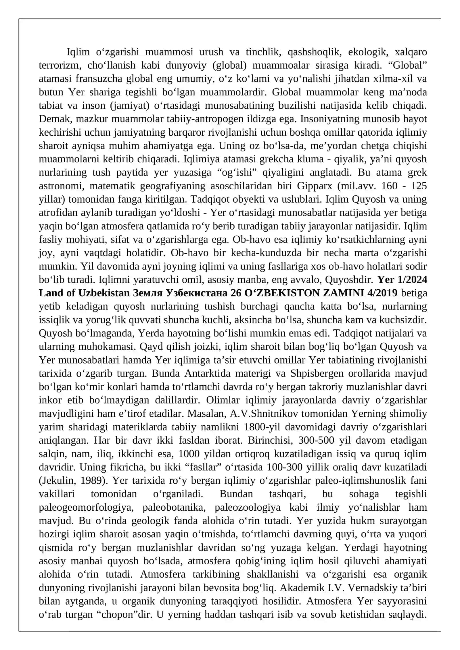 Iqlim o‘zgarishi va uning oqibatlari 2