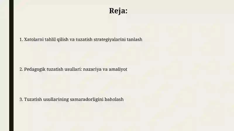 Pedagogik qarreksiya metodlari 2