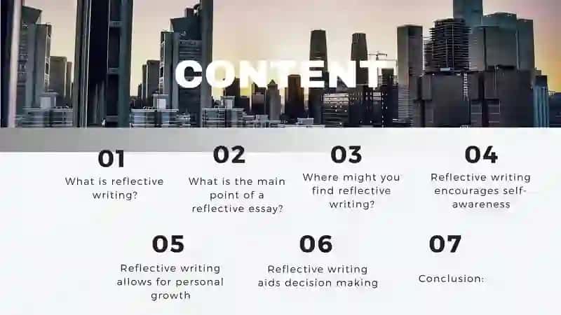 REFLECTIVE WRITING GUIDELINES 2