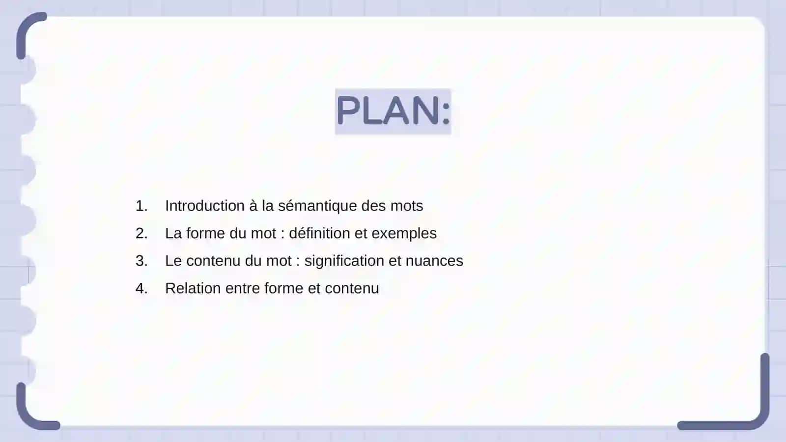 Sémantique.Le rapport entre la forme et le contenu du mot 2