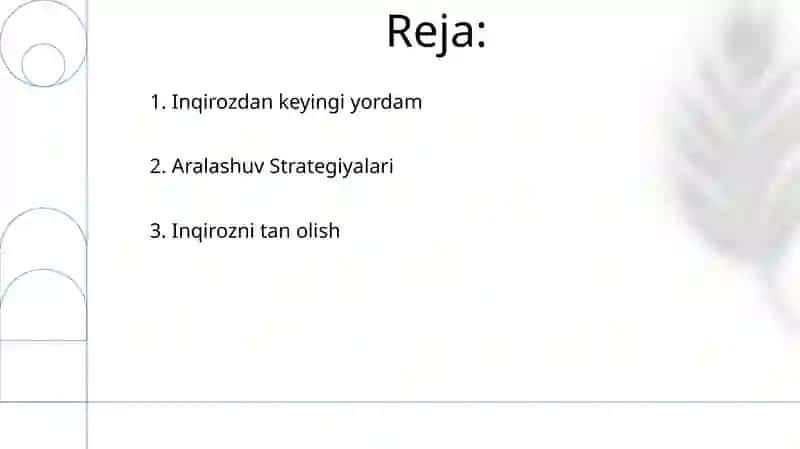 Kirizis holatdagi bemorga maslahat berish 2