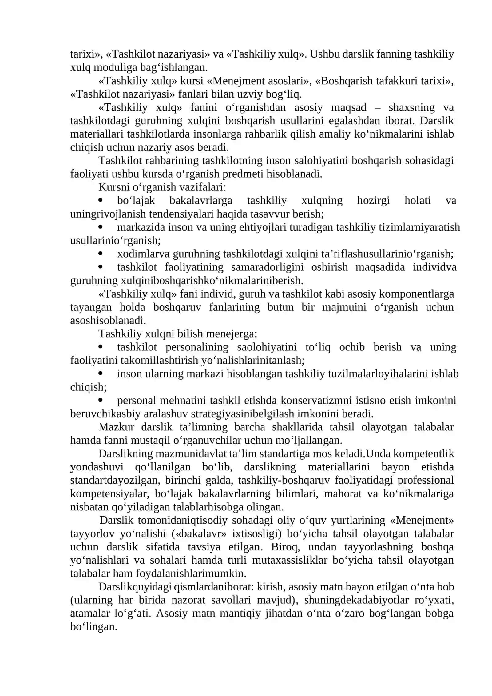 Tashkiliy xulqning nazariy asoslari 2