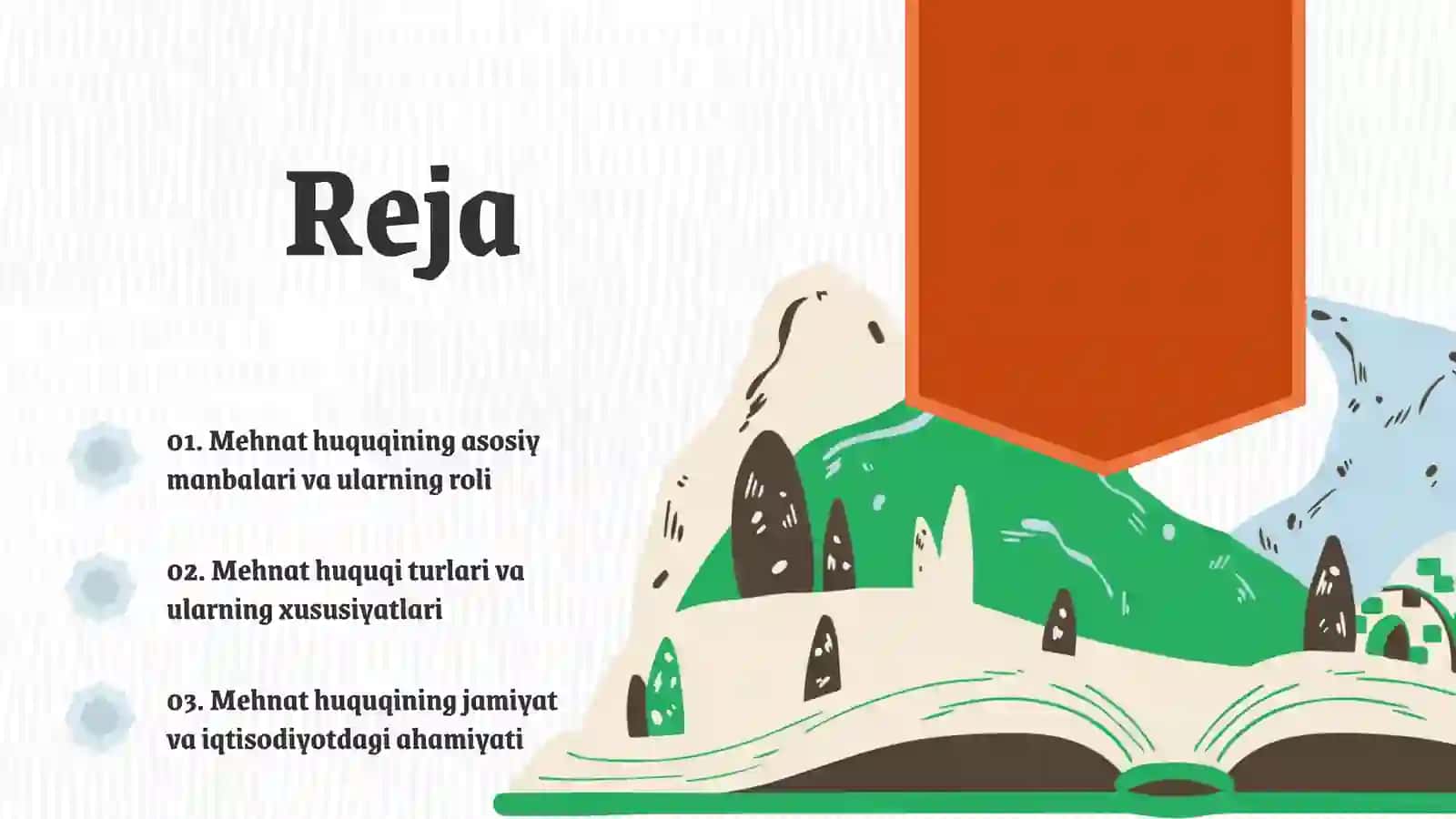 Mehnat huquqning manbalari, turlari va ahamyati 2