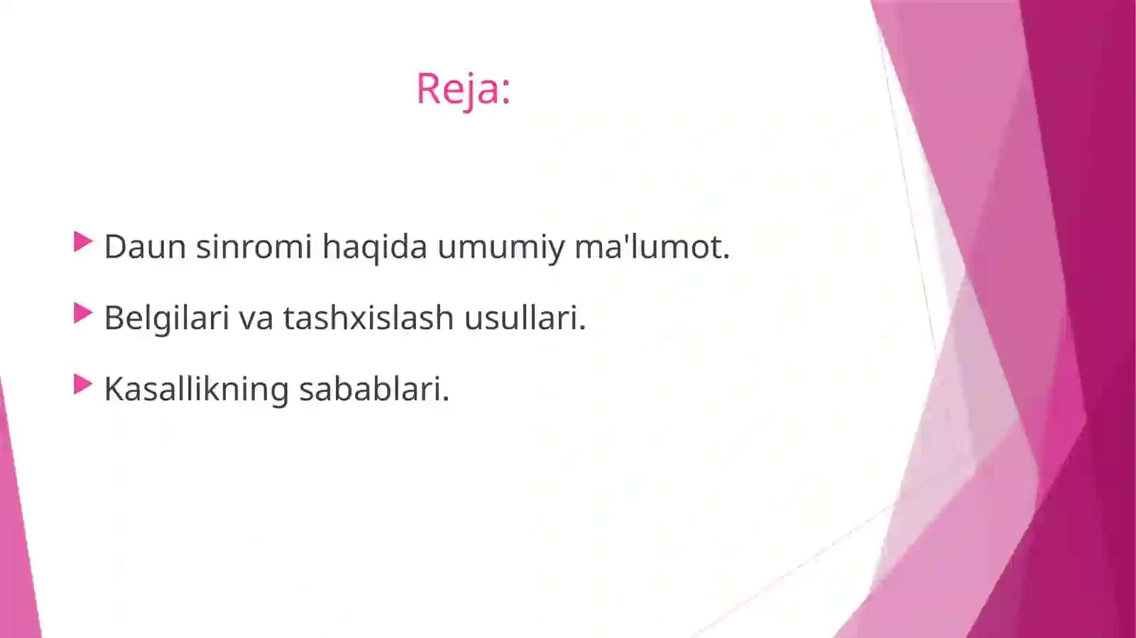 Daun sindromli bolalar va ularning rivojlanishi 2