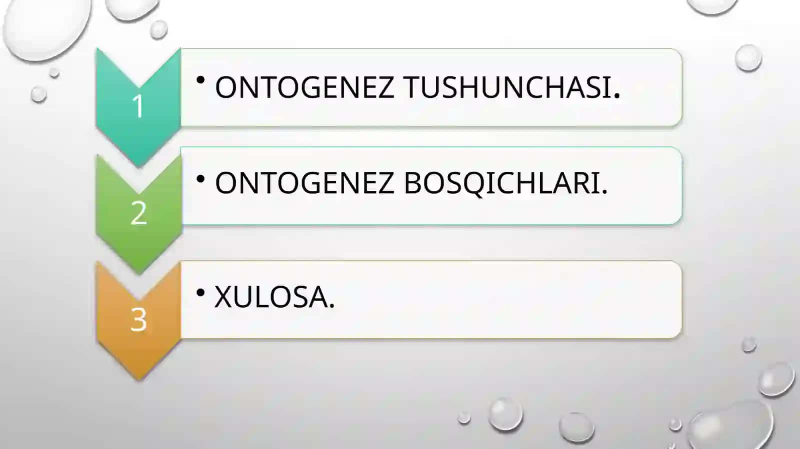 Ontogenezning ilkbosqichlari dapsixik rivojlanish xususiyatlari 2