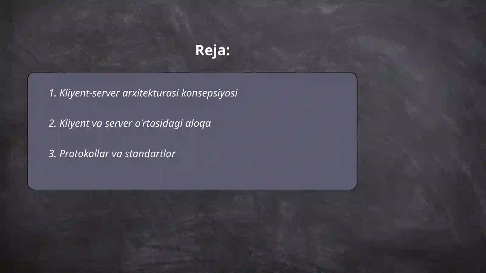 Klient-server arxitekturasi 2