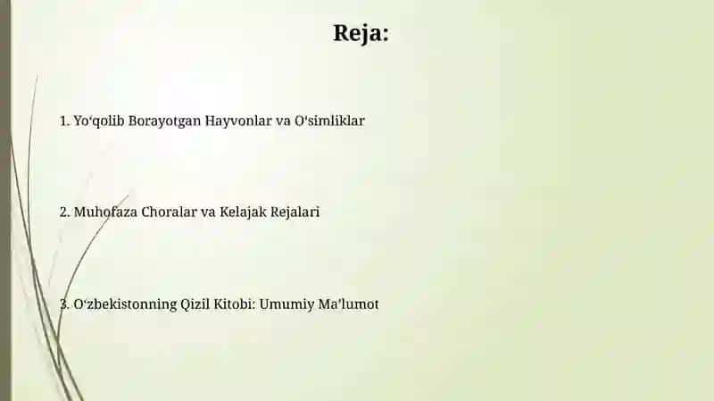 Oʻzbekiston Respublikasi qizil kitobi 2