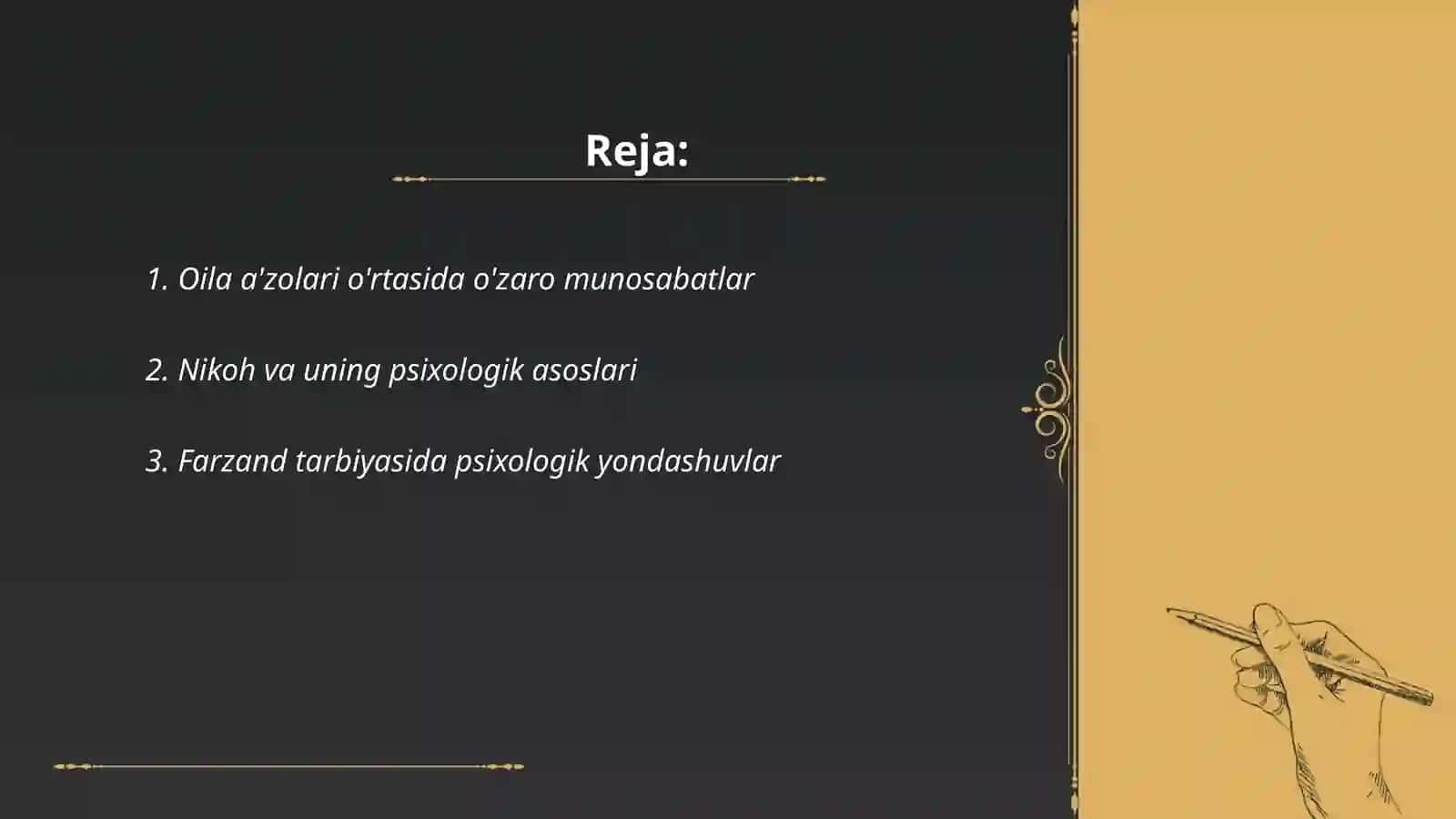 Oilа psixologiyasi 2