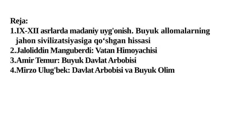 O'zbekistonning Eng Yangi Tarixi 2