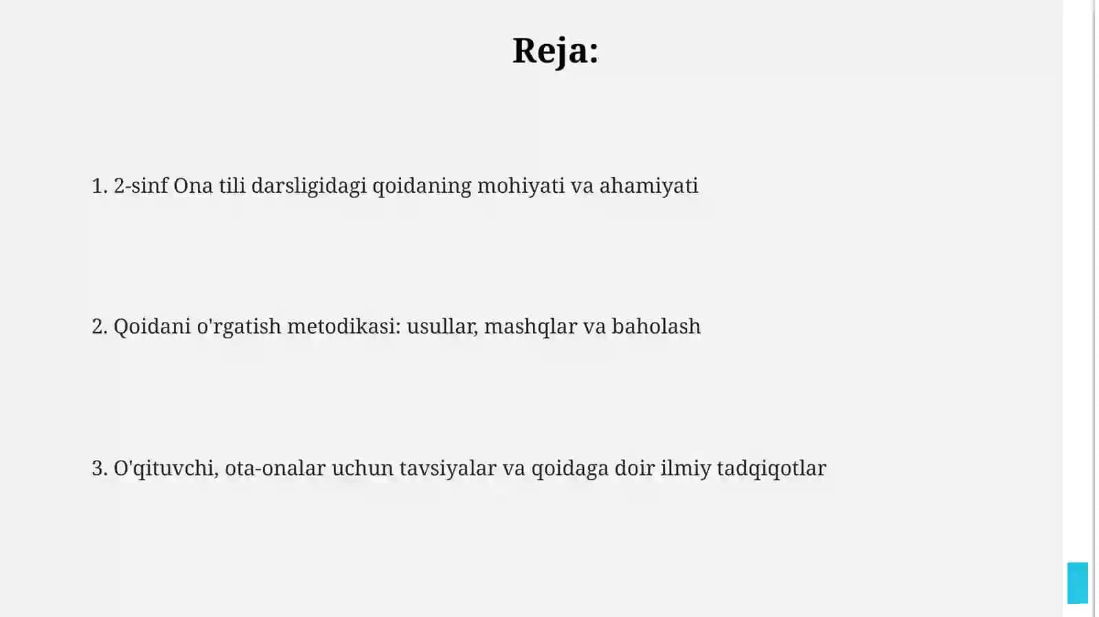 2-sinf Ona tili darsligi keltirilgan qoida 2