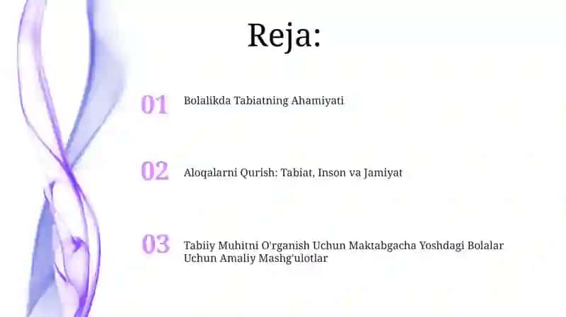Maktabgacha ta'limda Tabiat bilan tanishtirish metodikasi 2