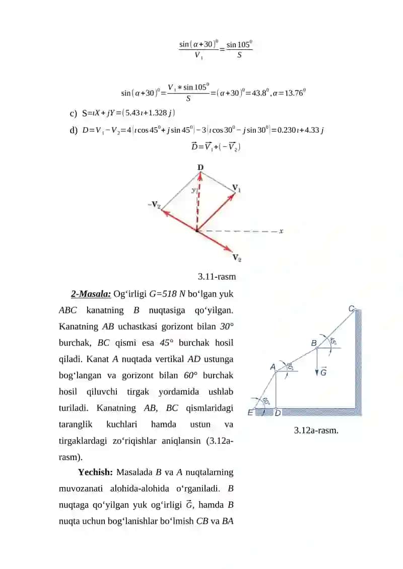 Tekislikdagi kuchlar sistemasi 2