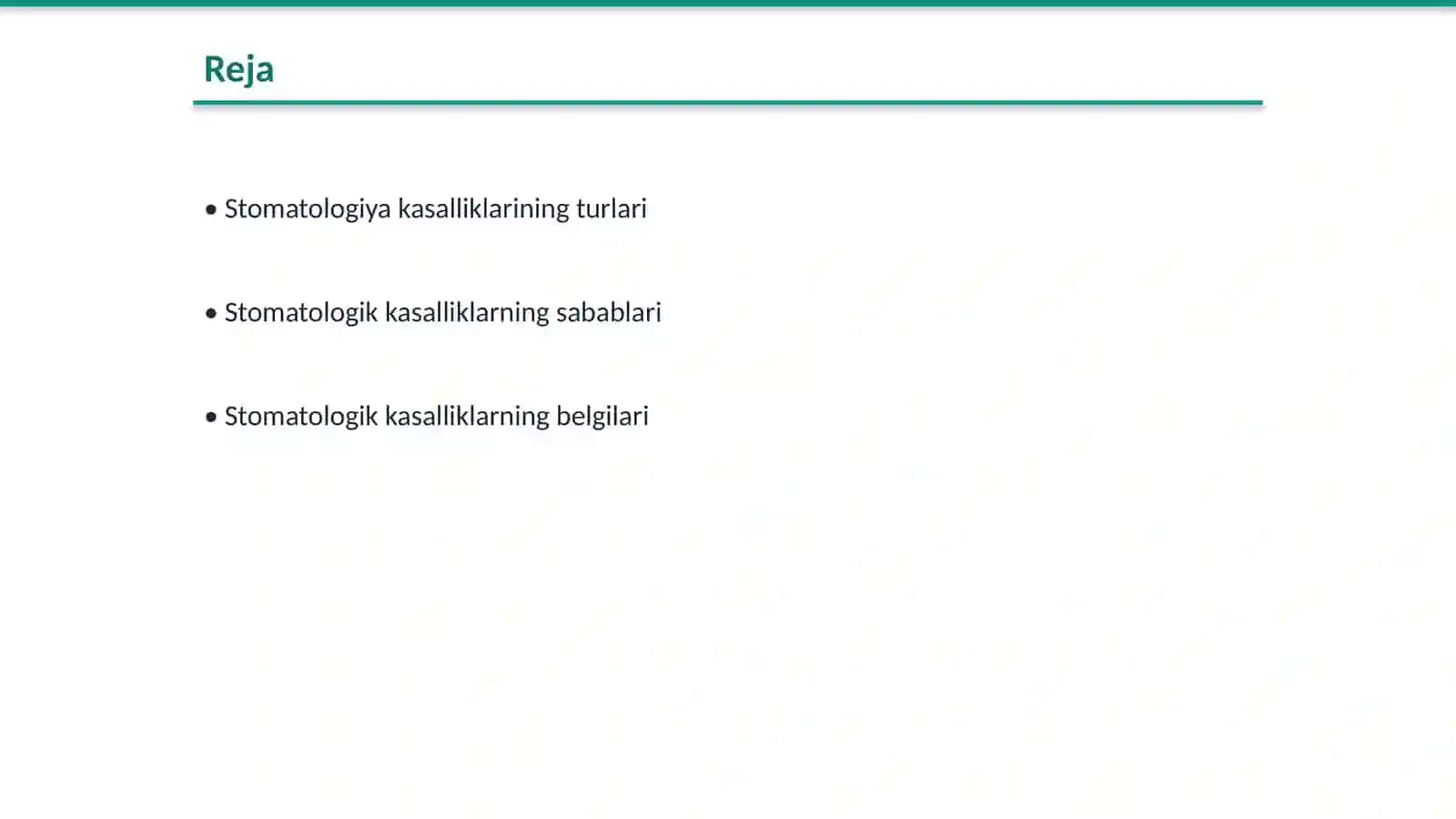 Stomatologiya oid kasalliklar 2