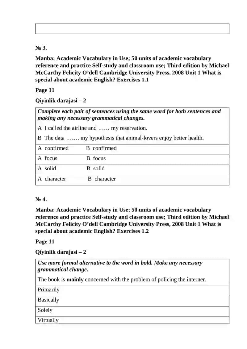 Academic Vocabulary in Use 2