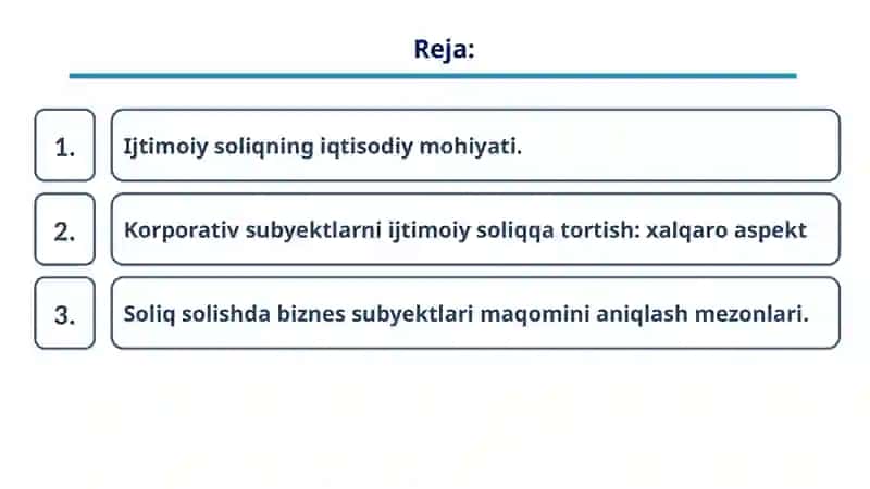 KORXONALARDAN OLINADIGAN IJTIMOIY SOLIQ 2