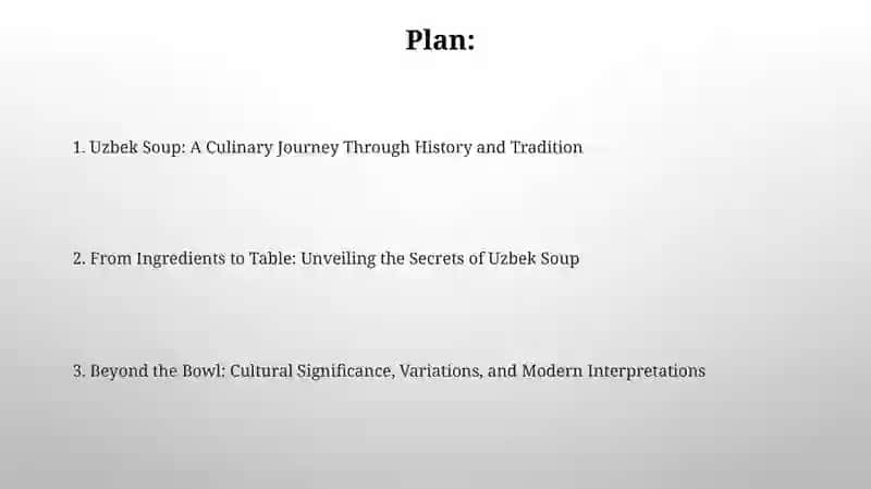 Uzbek Soup: A Culinary Journey Through History and Tradition 2