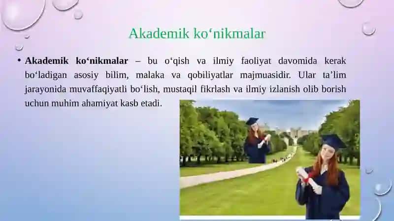 Akademik ko‘nikmalar 2