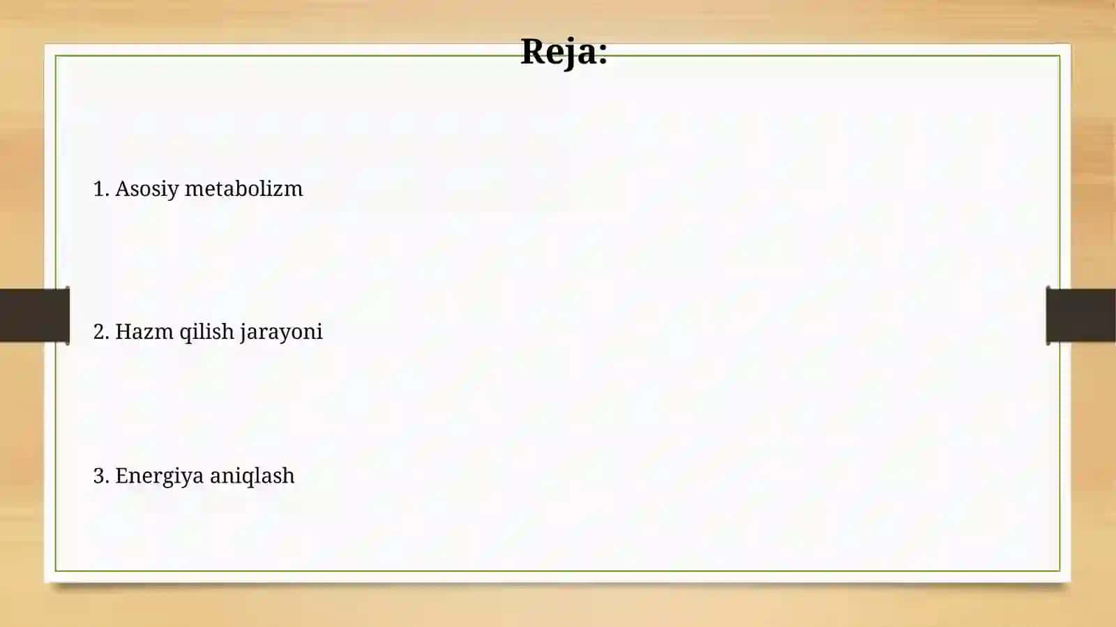 Metabolik jarayonlar 2