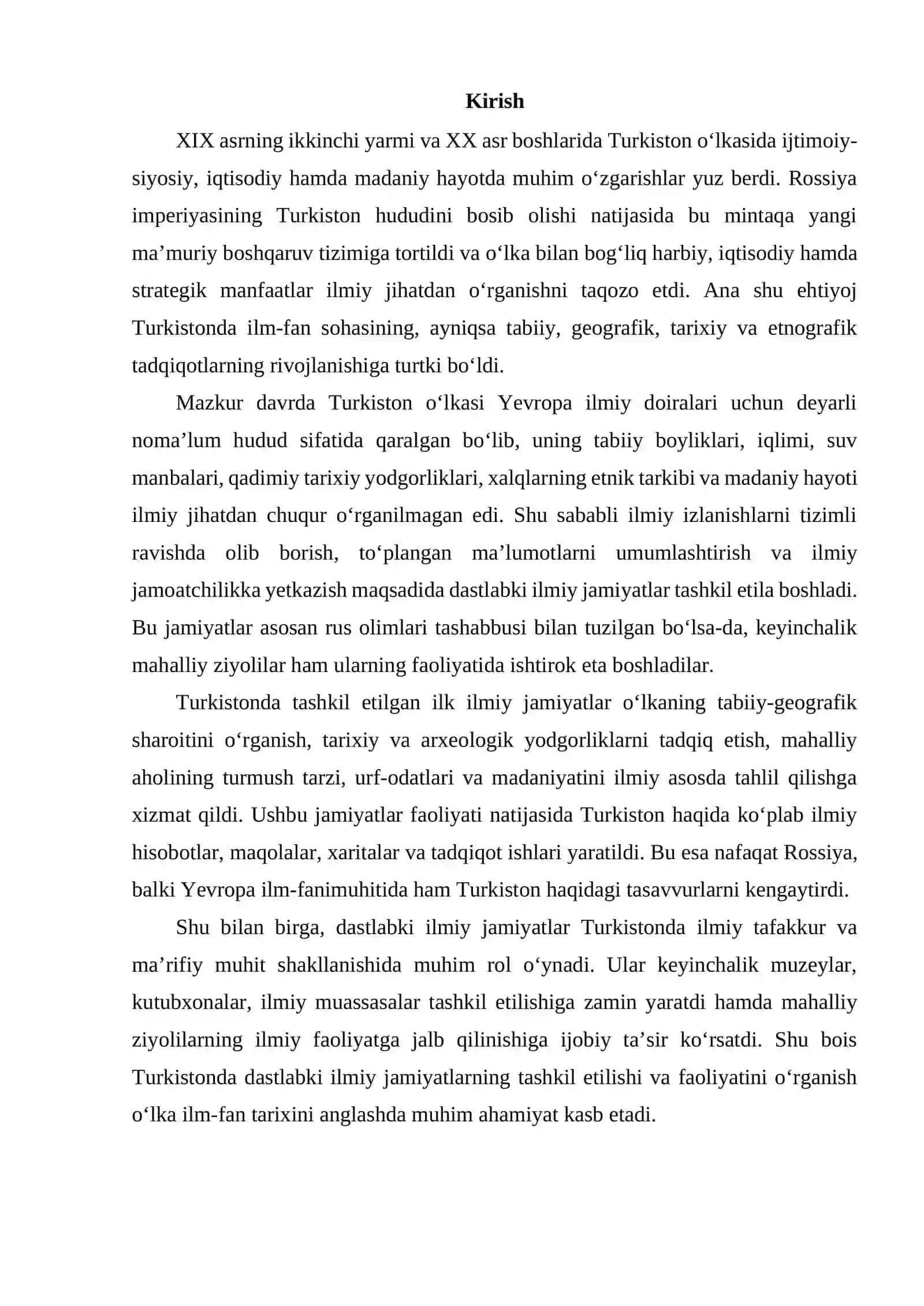 FAOLASIN! DASTLABKI ILMIY JAMIYATLARNING TASHKIL ETLISHI 2