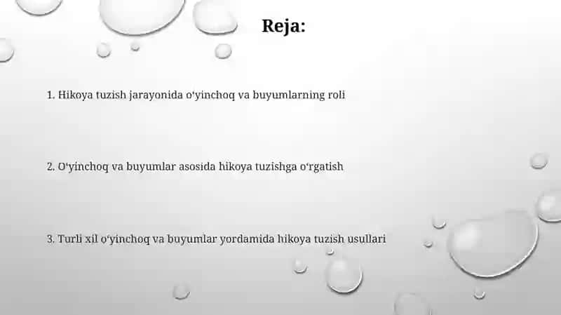 Oʻyinchoq va predmetlarga qarab hikoya qilishga oʻrgatish 2