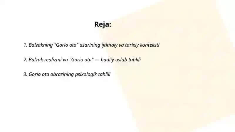 Balzakning "Gorio ota" asari 2
