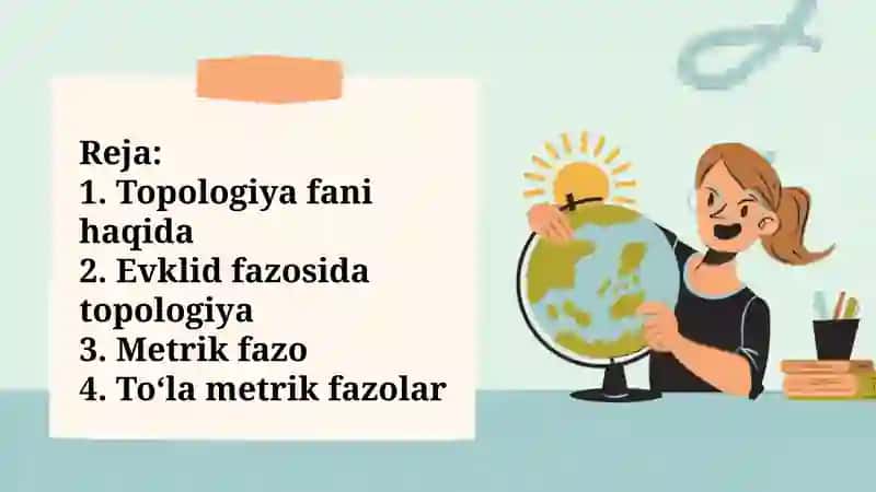 Metrik va topologik fazo 2