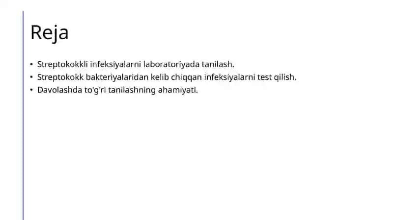 Streptokokkli infeksiyalarni laboratoriyada tanilash 2