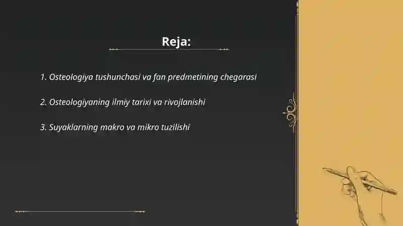 Osteologiyaga kirish va uning ahamiyati 2