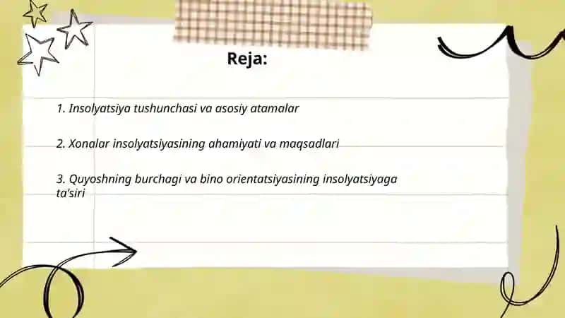Insolyatsiya va uning ahamiyati 2
