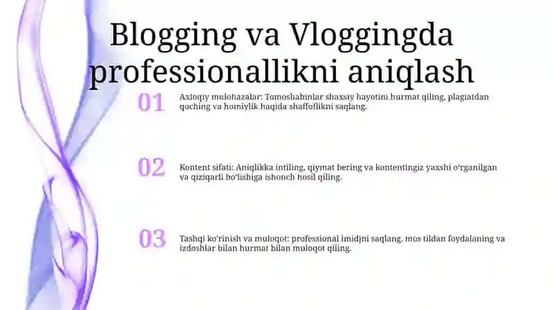 Bloger Va Vaynerda Kasbiy Etiket 2