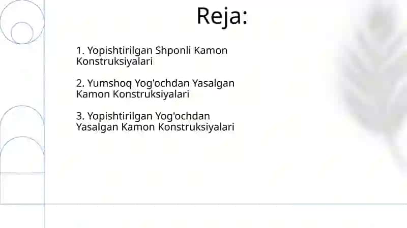Yogʻoch arkalarni konstruktsiyalari 2