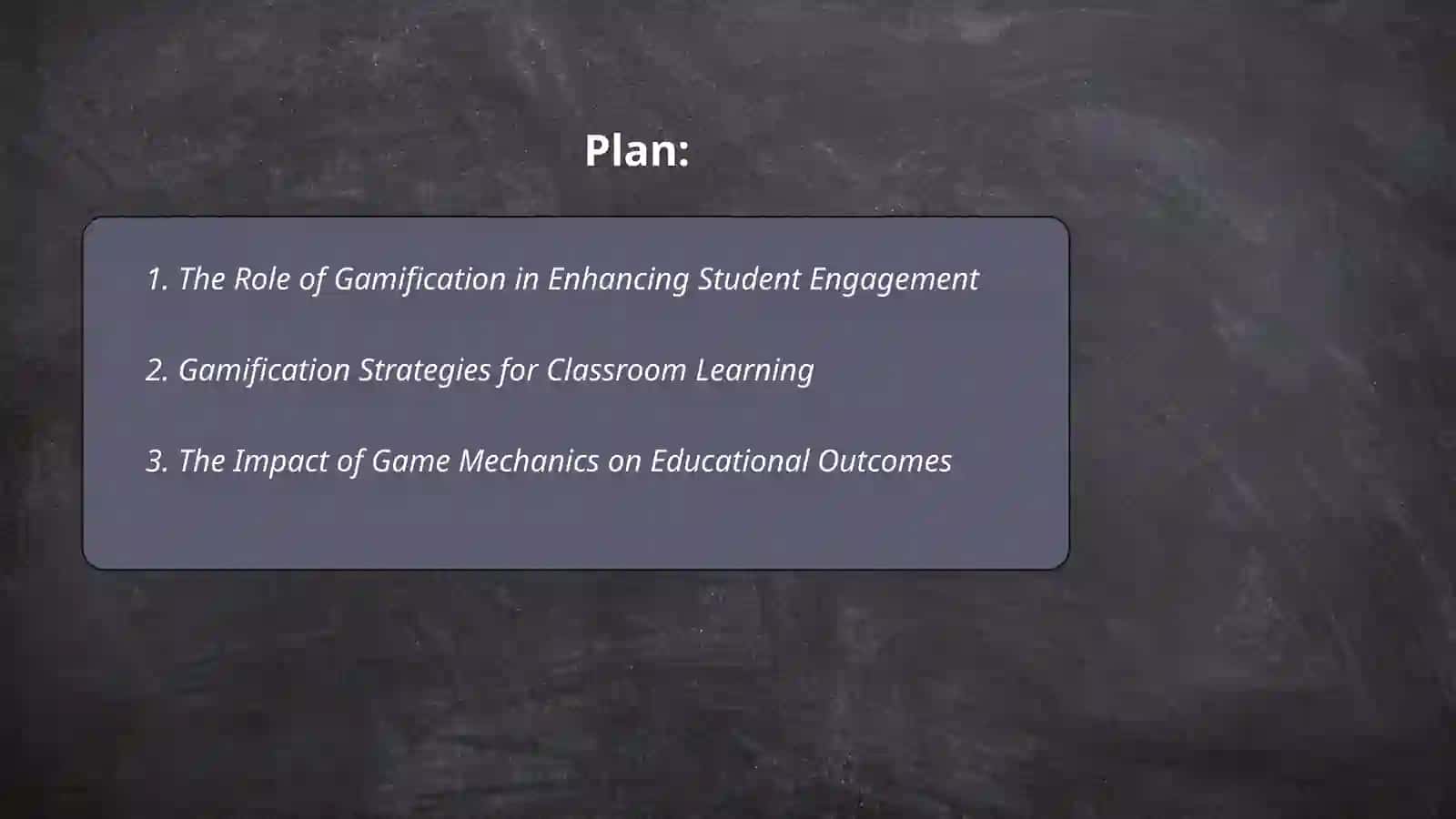 Gamification in education 2