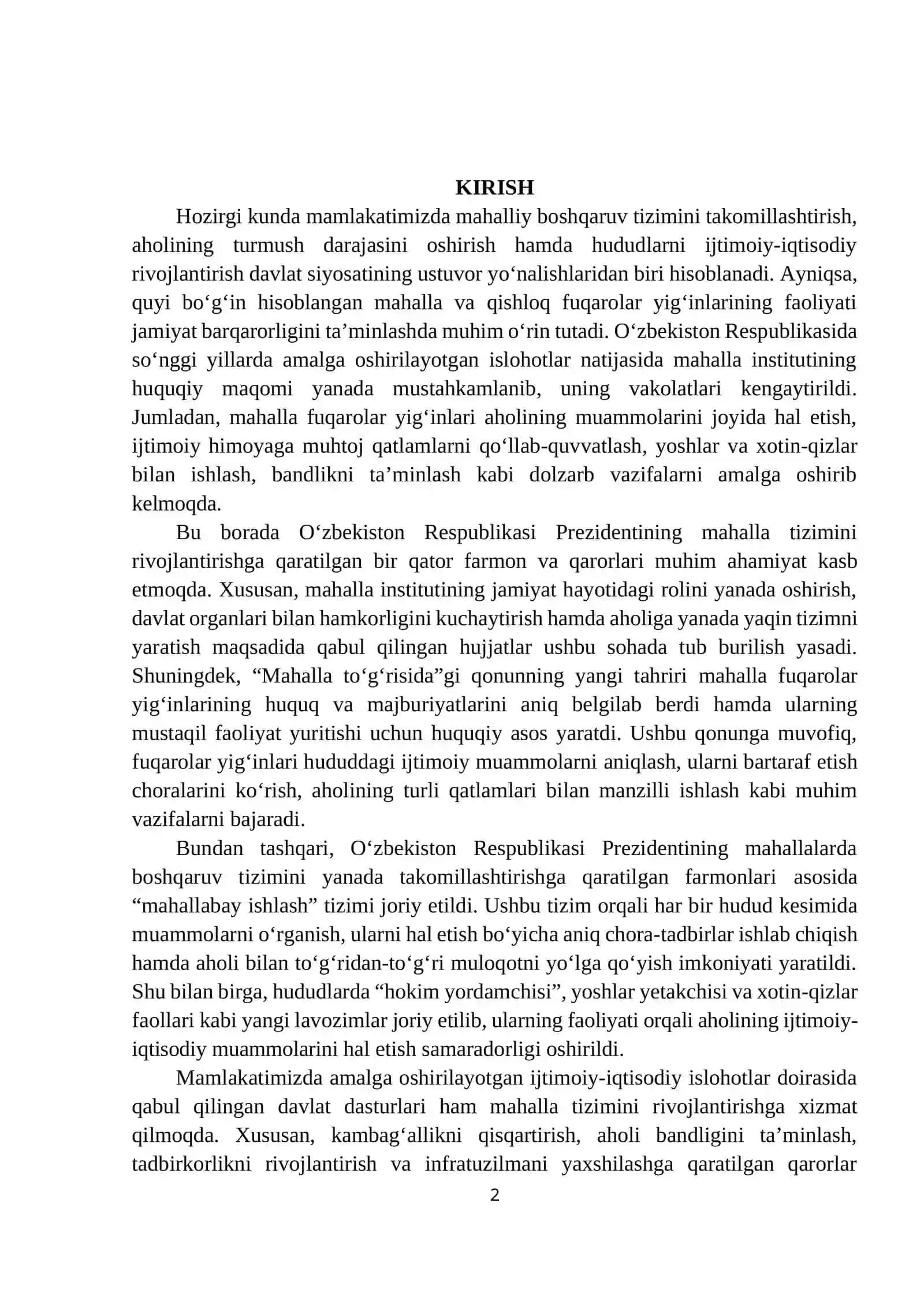 MAHALLA AMALIYOT HISOBOTI 2