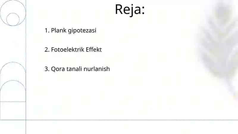 Elektromagnit nurlanishning kvnatlangnligi 2