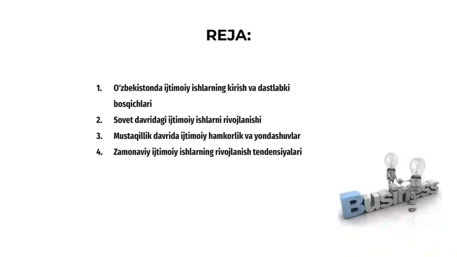Oʻzbekistonda ijtimoiy ishlar tarixiy rivojlanish bosqichlari 2