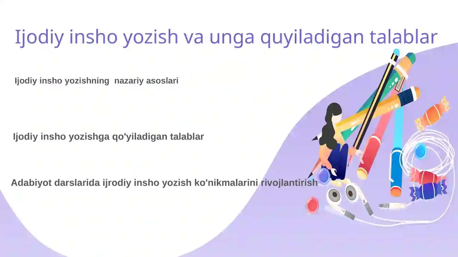 Ijodiy insho yozishning nazariy asoslari 2