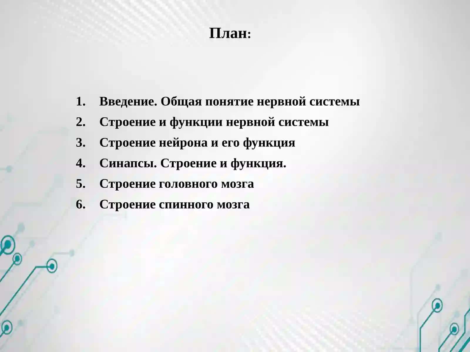ЦЕНТРАЛЬНАЯ НЕРВНАЯ СИСТЕМА 2