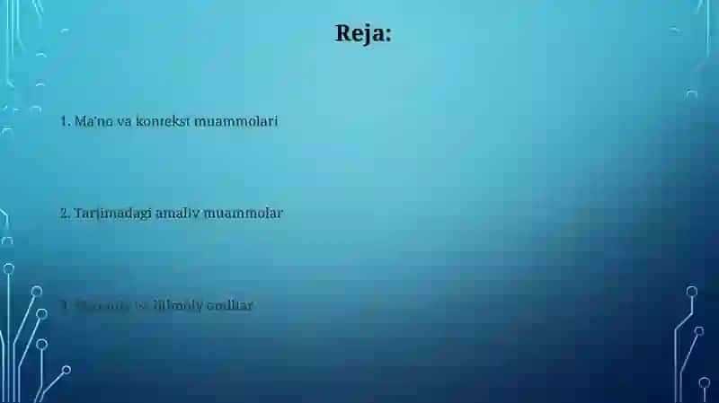 Tarjimaning pragmatik muammolari 2