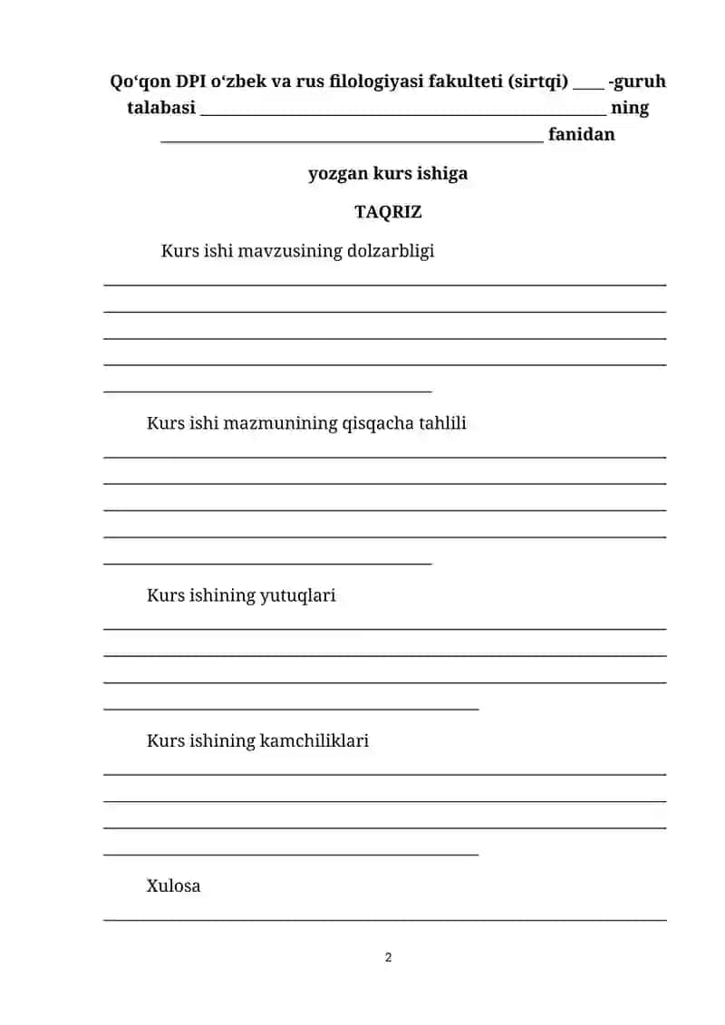Kurs ishi elektron darsliklar 2