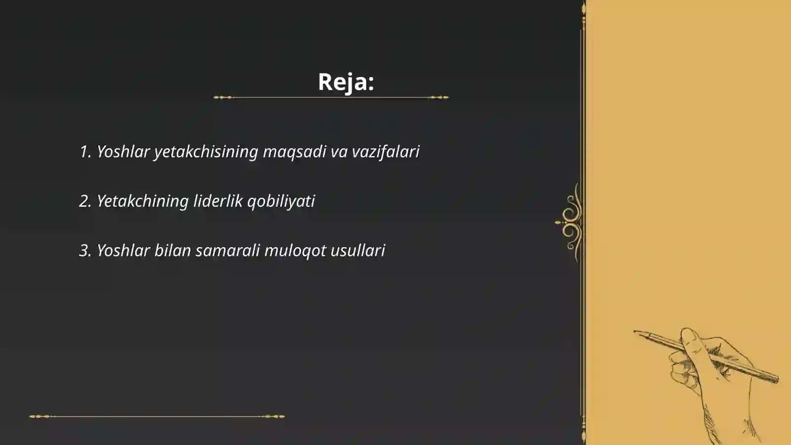 Yoshlar yetakchisi vazifalari 2