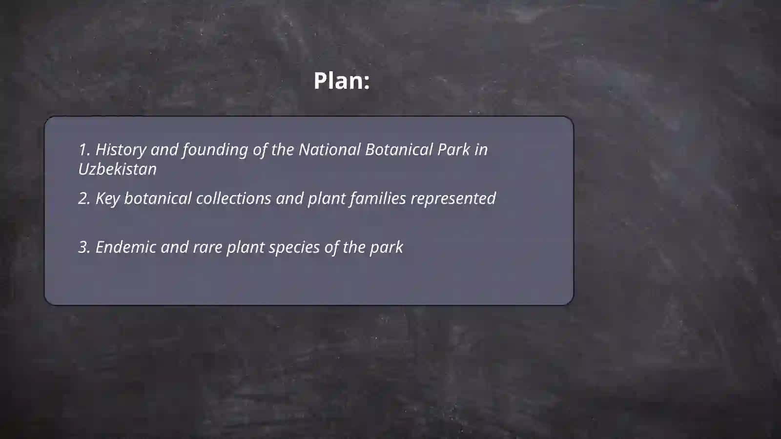 National Botanical Park in Uzbekistan 2