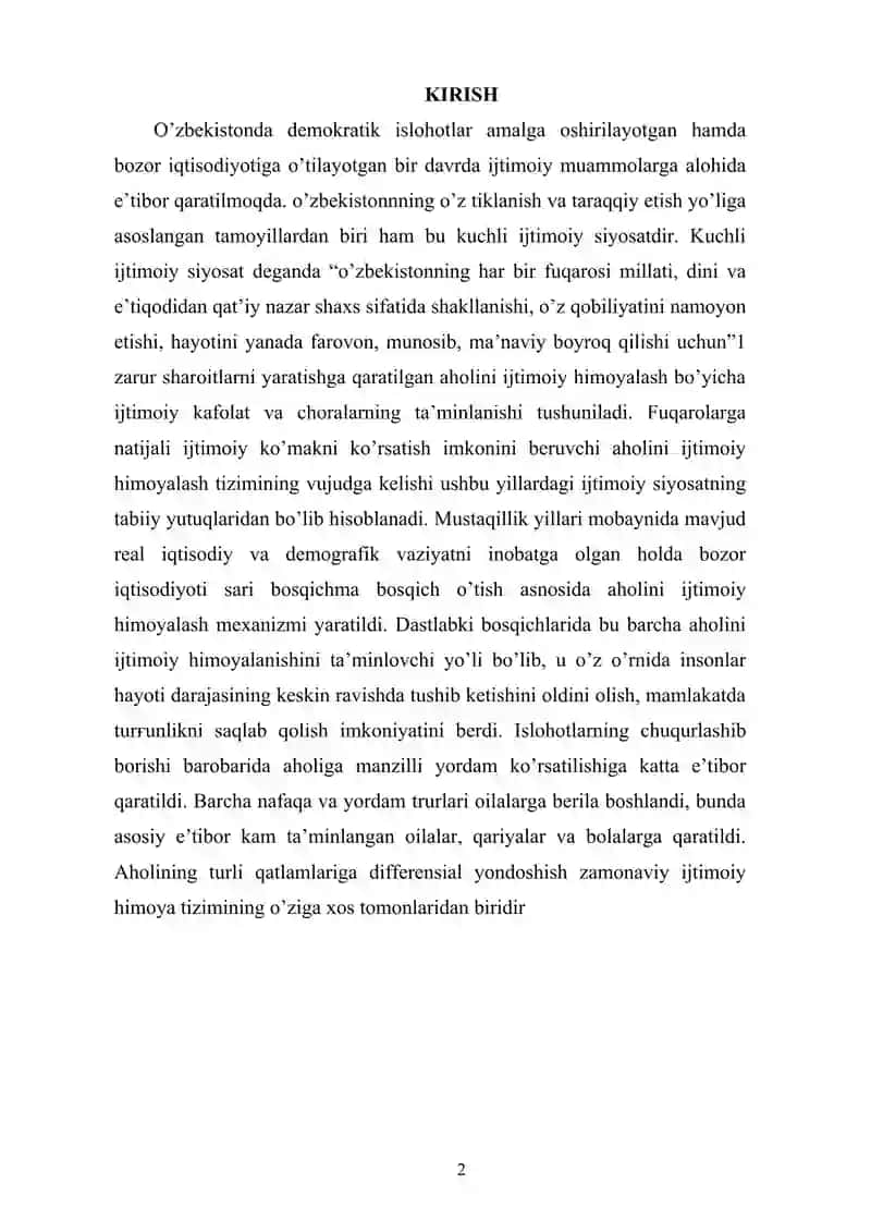 O’zbekistonda amalga oshirilayotgan islohatlar 2