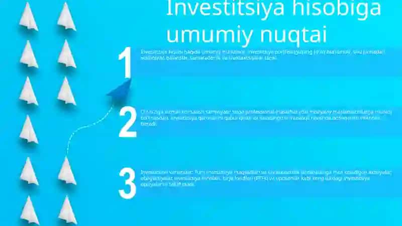 Investitsiyalar Hisobi 2