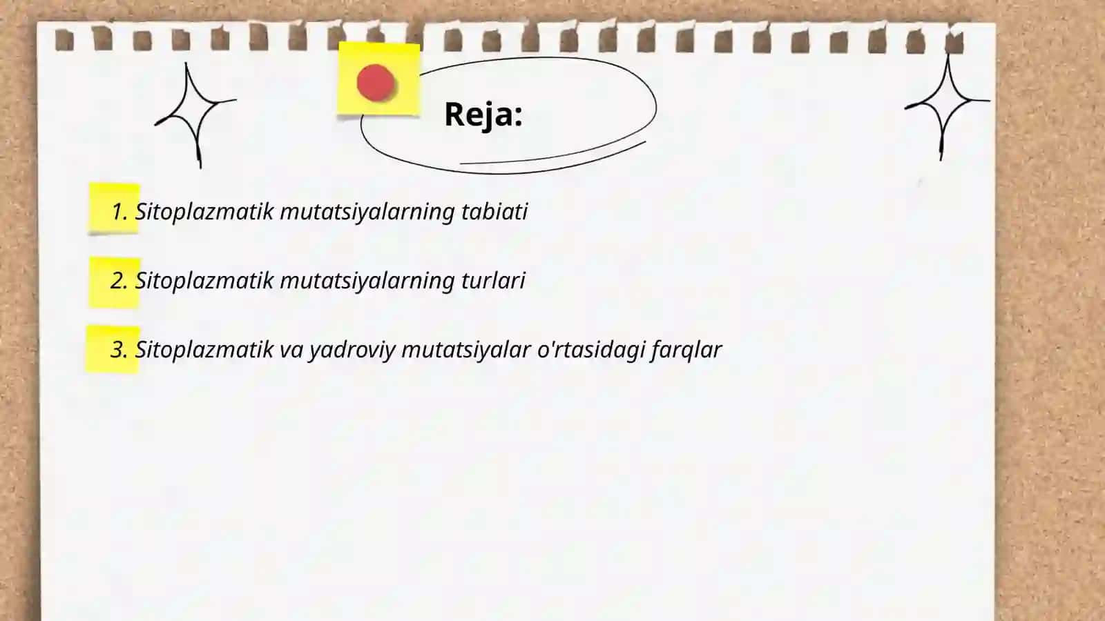 Sitoplazmatik mutatsiyalar 2