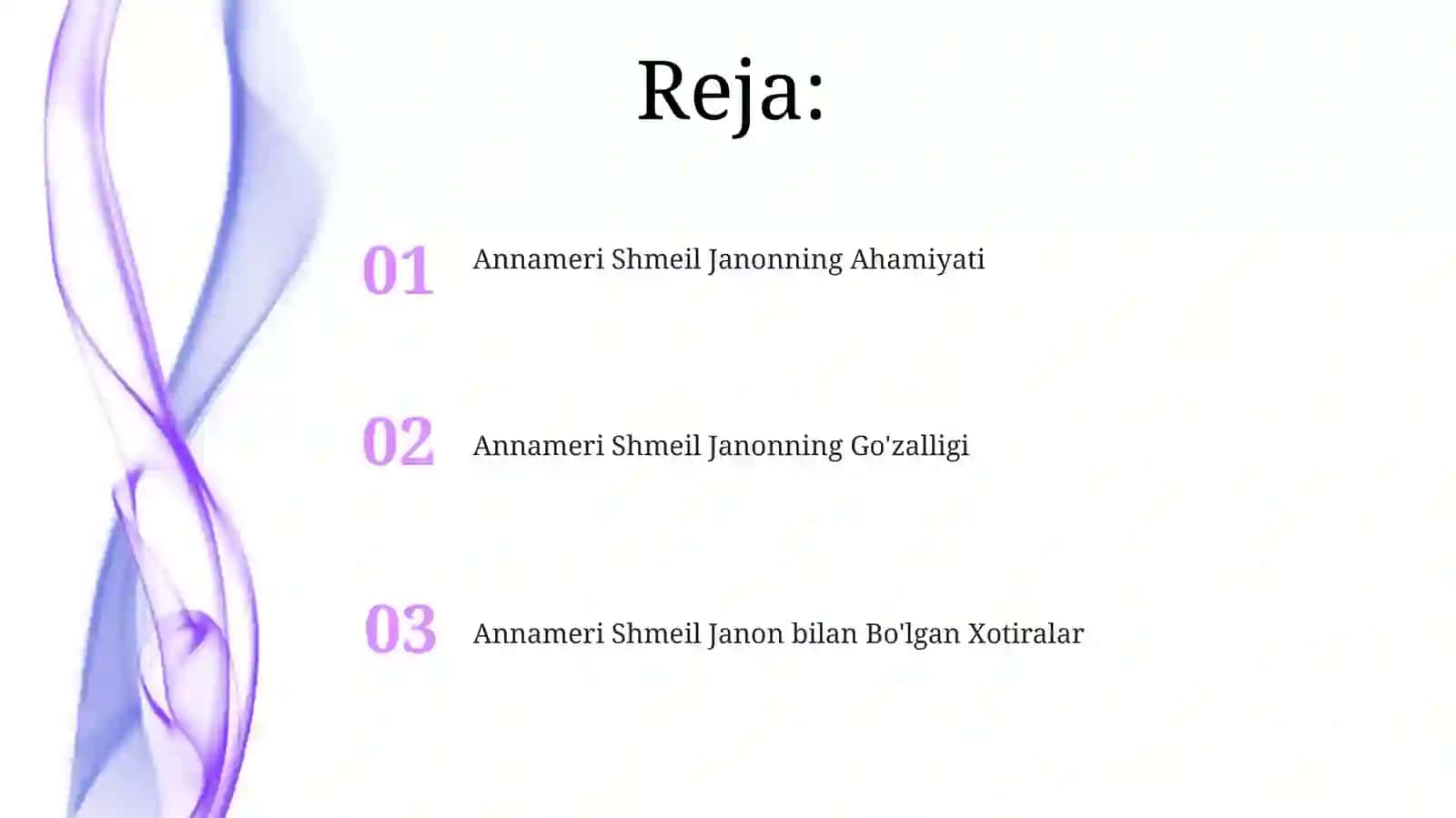 Annameri Shmeil Janonning Mehr-Muhabbati 2