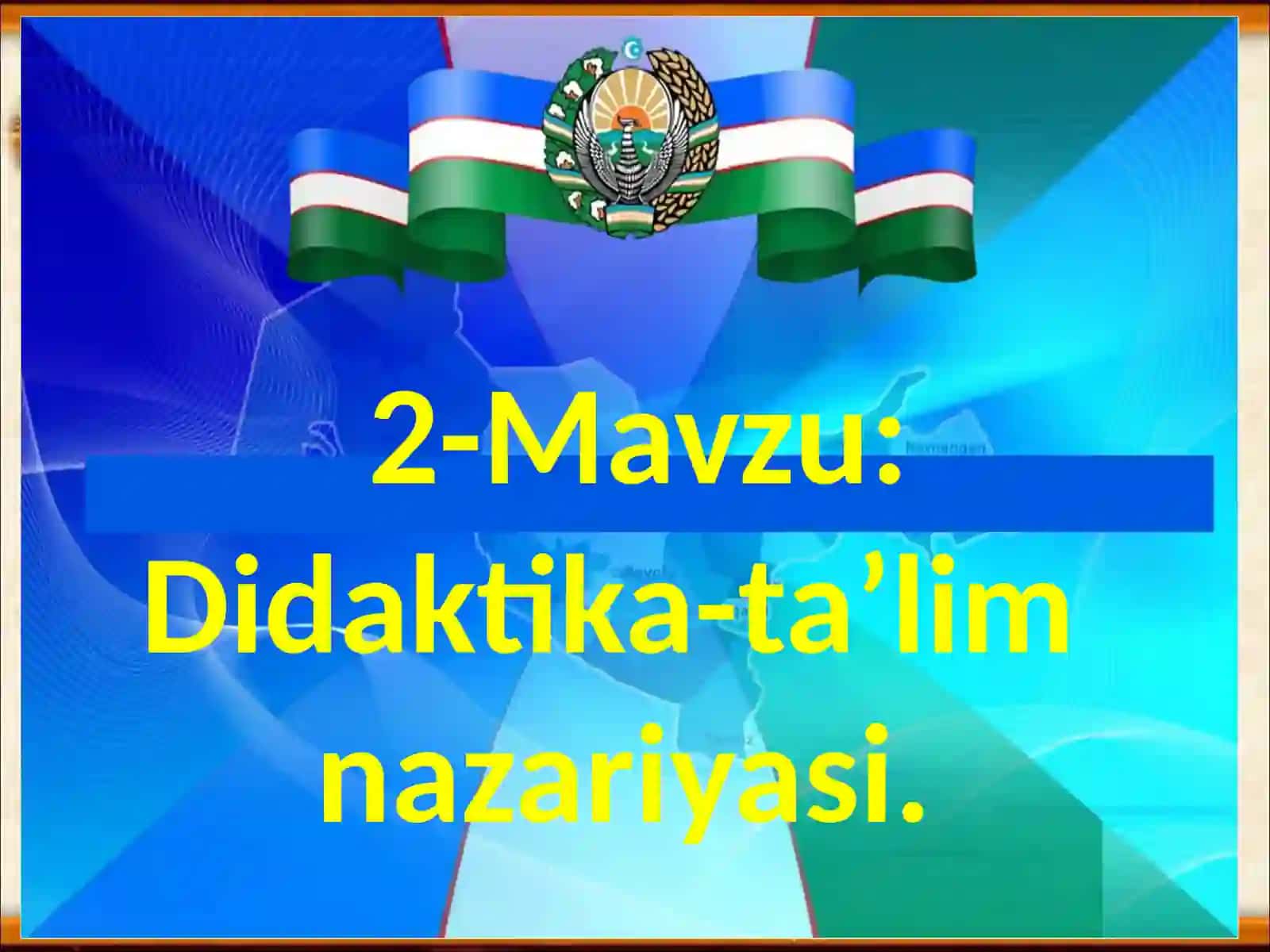 Umumiy pedagogika 2