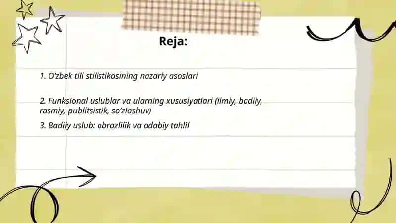 Oʻzbek tili stilistikasi va nutq madaniyati 2