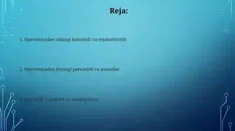 Tonsillektomiya uchun ko'rsatmalar 2