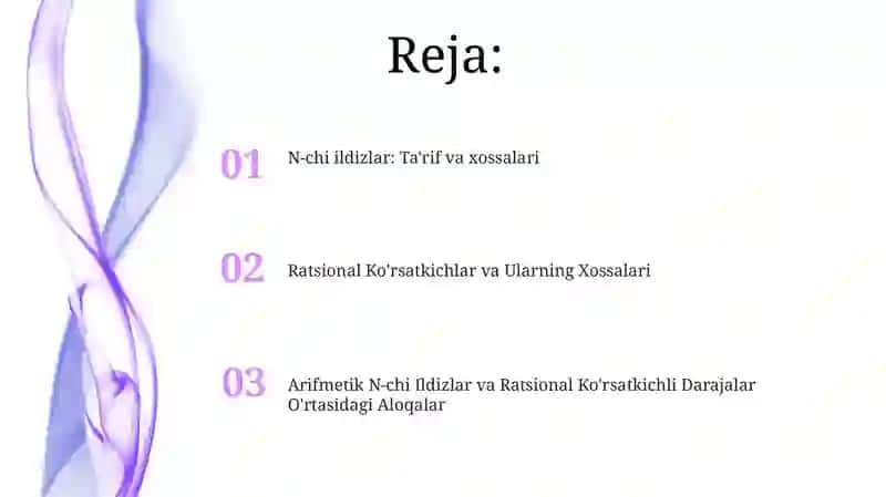 Ratsional ko'rsatkichli daraja va uning xossalari 2
