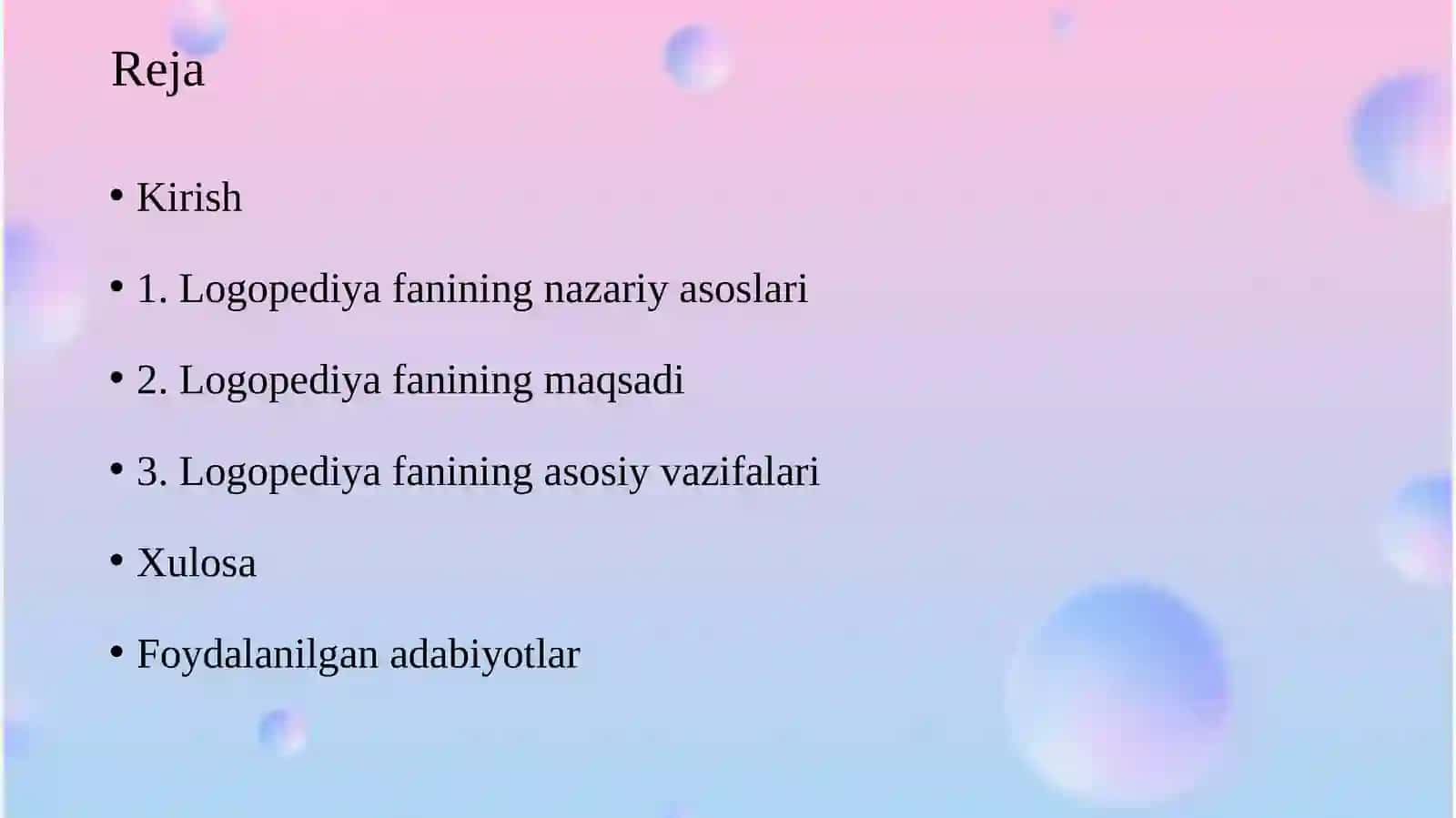 Logopediyafanining maqsadi va vazifalari 2